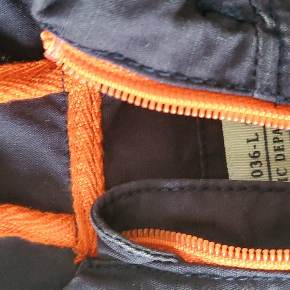 Carter's 100% Cotton Spring Fall Jacket. Sz 24months Navy/ Orange - Picture 10 of 11